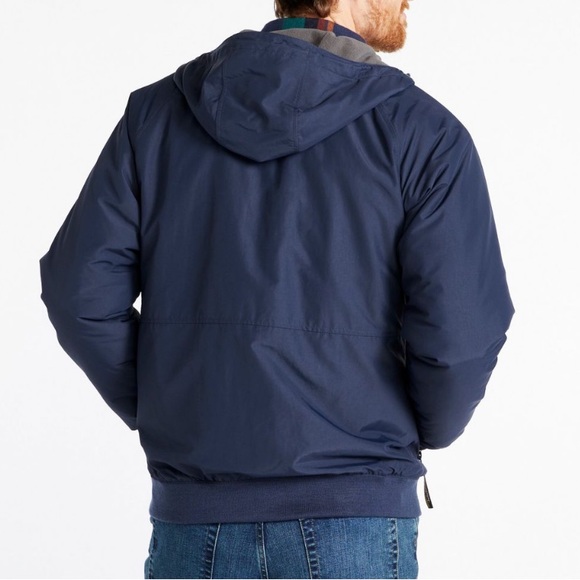 NWOT L.L.Bean Insulated 3-Season Bomber Hooded Jacket - Picture 4 of 13